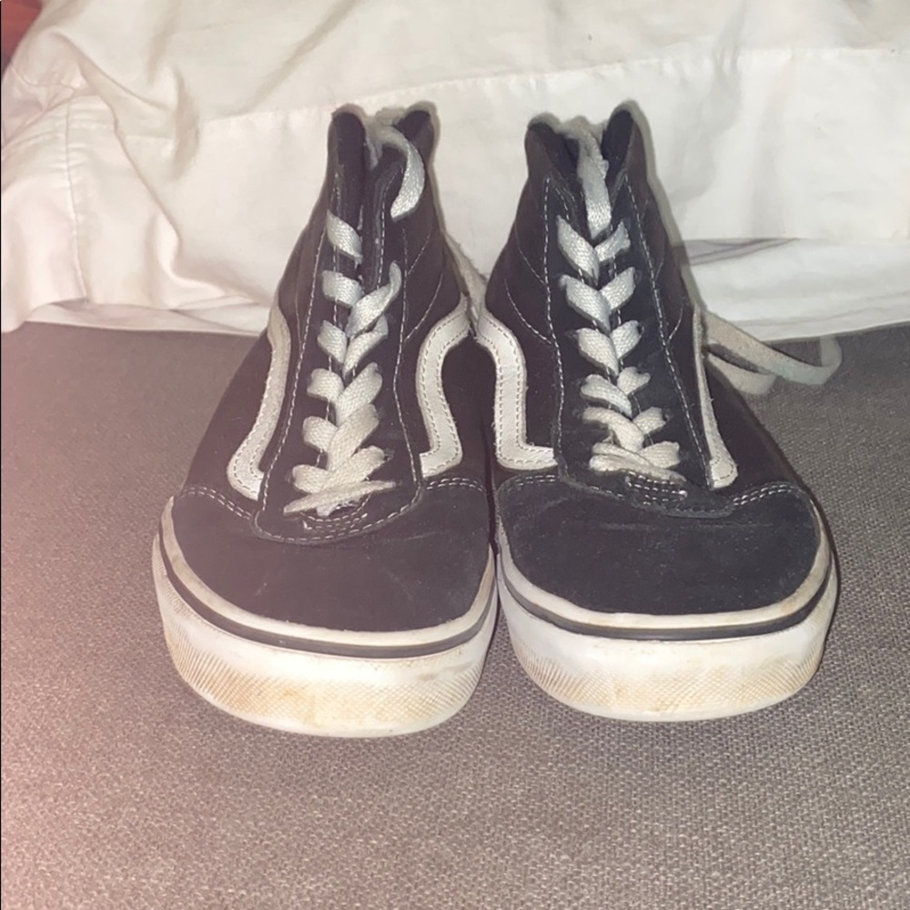 black high top vans